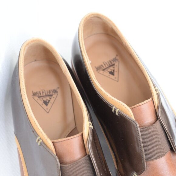 John Fluevog Modvog Claudia Leather Slip-On Shoes Sz 8.5 - Picture 5 of 12